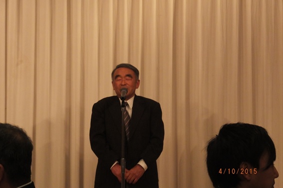 懇親会会長挨拶